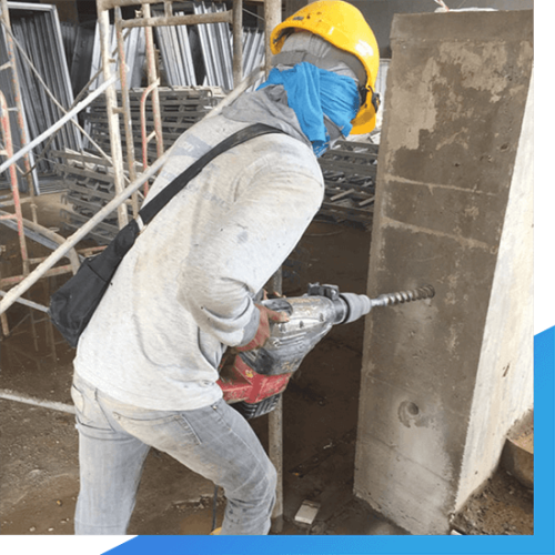 Drilling and Install Starter Bar with Epoxy Tenn Engineering Sdn. Bhd.